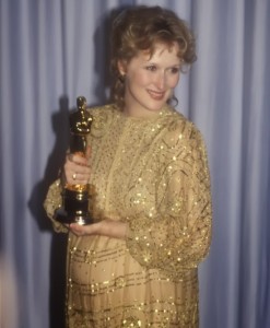 Agli Oscar col pancione Meryl Streep