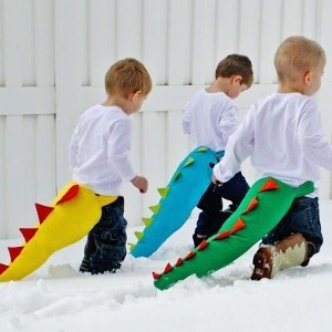 Dinosauro costume da carnevale per bambini DIY
