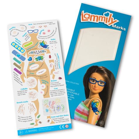 Le anti Barbie Lammily stickers