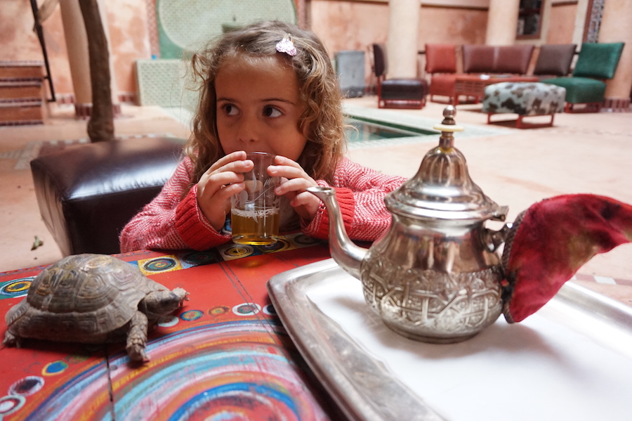 viaggio a Marrakech con i bambini té alla menta