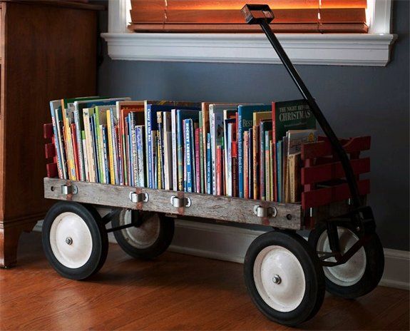 Casa a misura di Bambino libreria su ruote