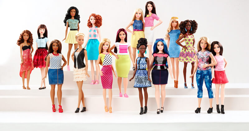 Le nuove Barbie curvy tall e petit 33