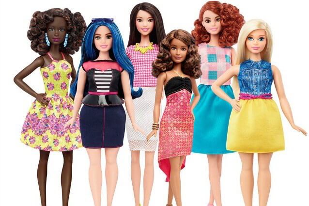 Le nuove Barbie curvy tall e petit rivoluzione