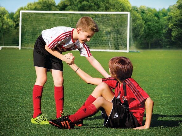 educare i bambini alla correttezza calcio