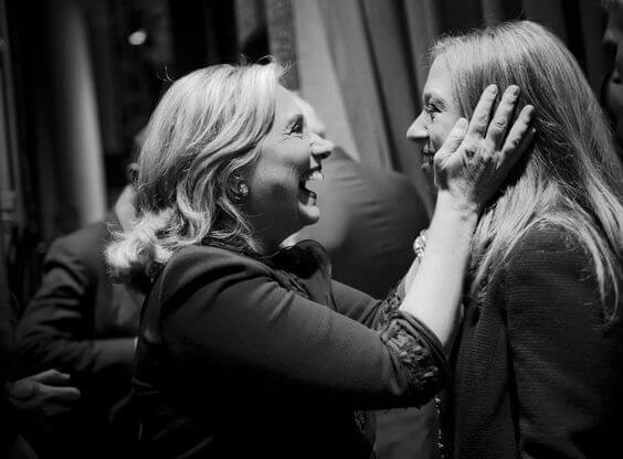 Hillary Clinton primo presidente donna e figlia