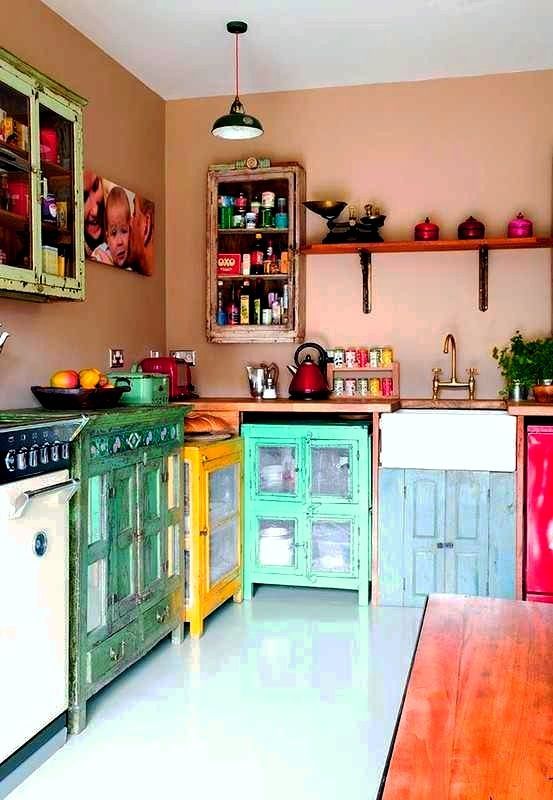 Stile Frida Kahlo salotto cucina