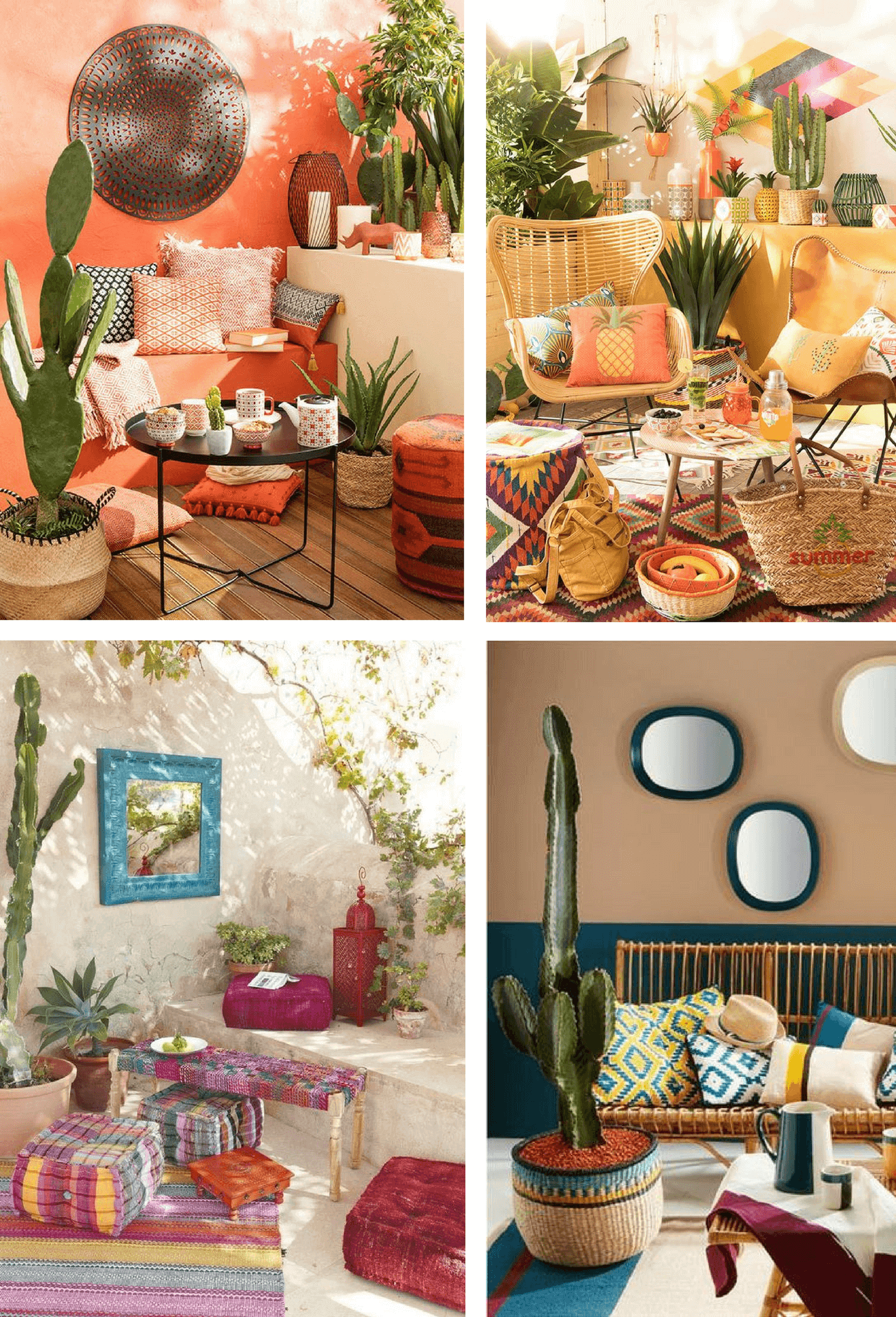 cuscino cactus ispirazione casa mexico