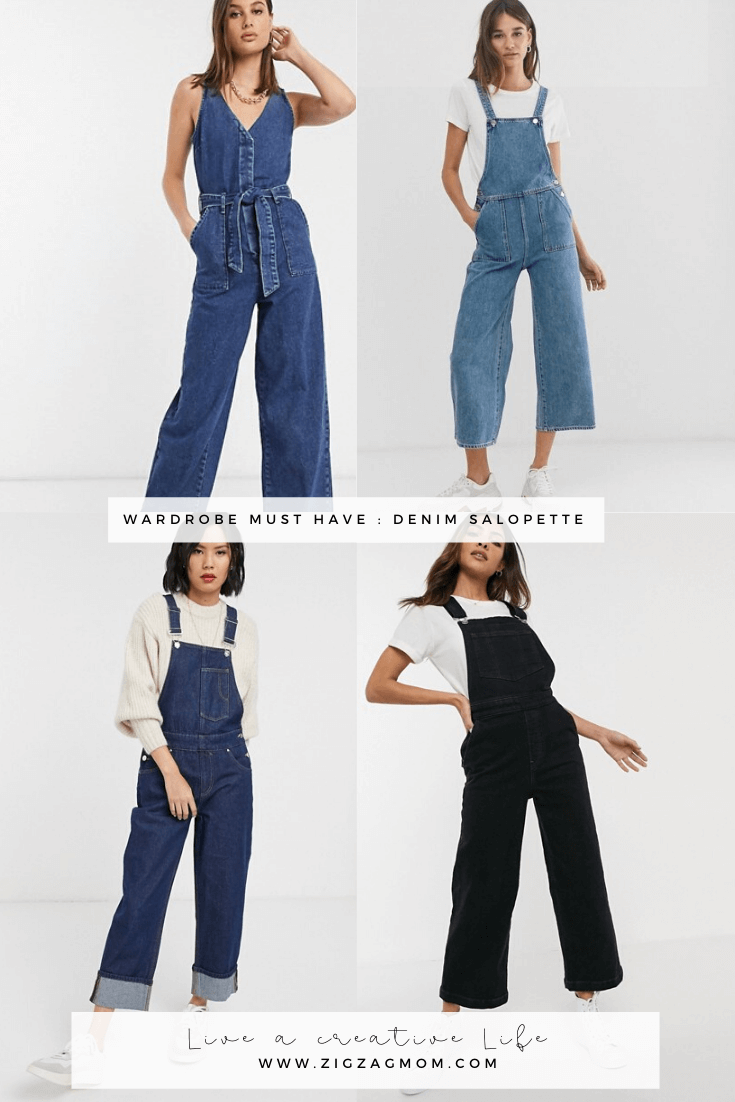 Jeans & denim primavera estate 2020 salopette jeans zigzagmom